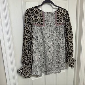 Entro Cheetah Blouse